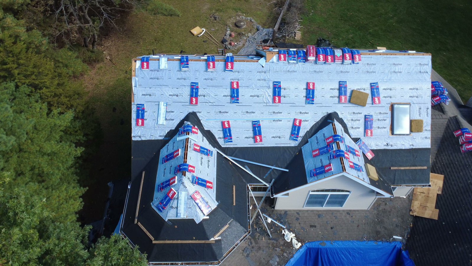 Photo 5 of 10, Underlayment: FeltBuster underlayment over the main roof and both dormers