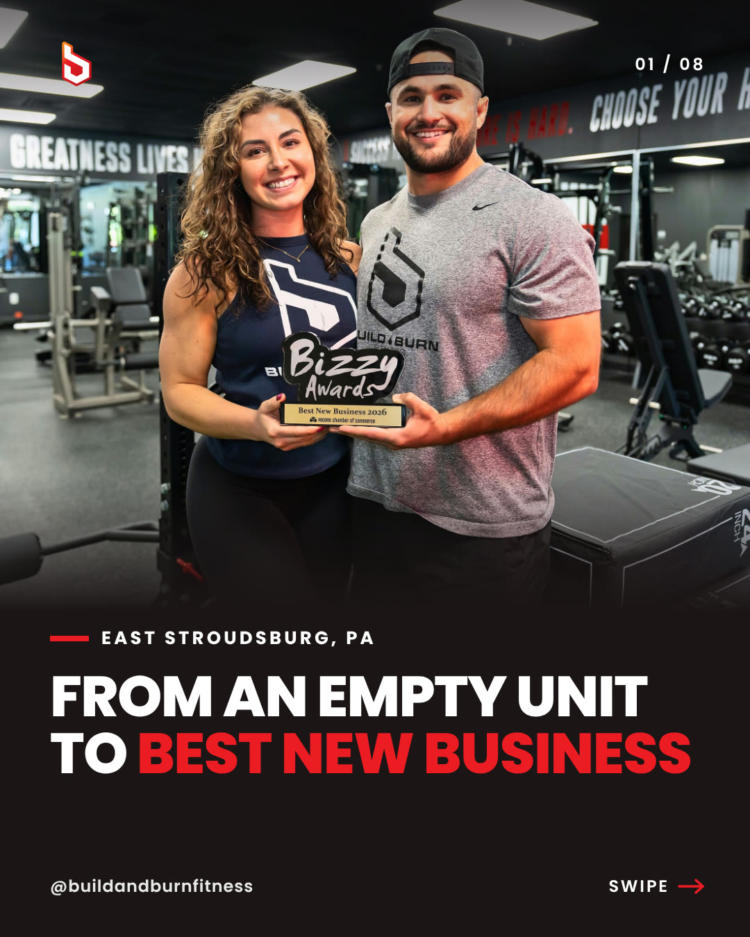 From an empty unit to Best New Business, slide 1 of 8