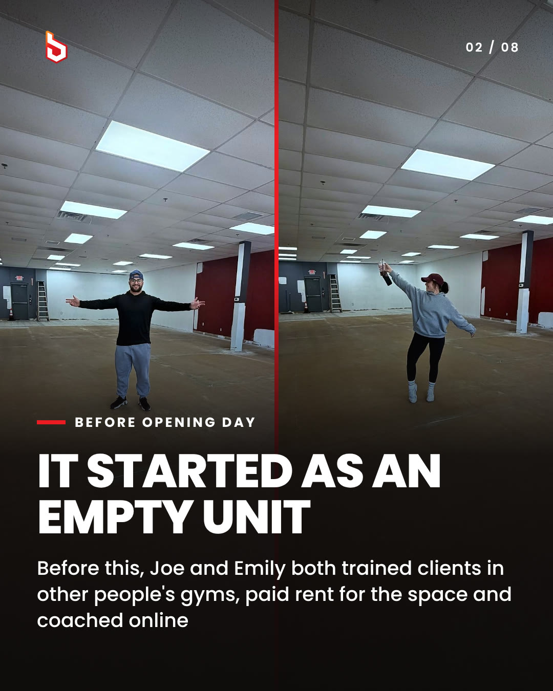 From an empty unit to Best New Business, slide 2 of 8