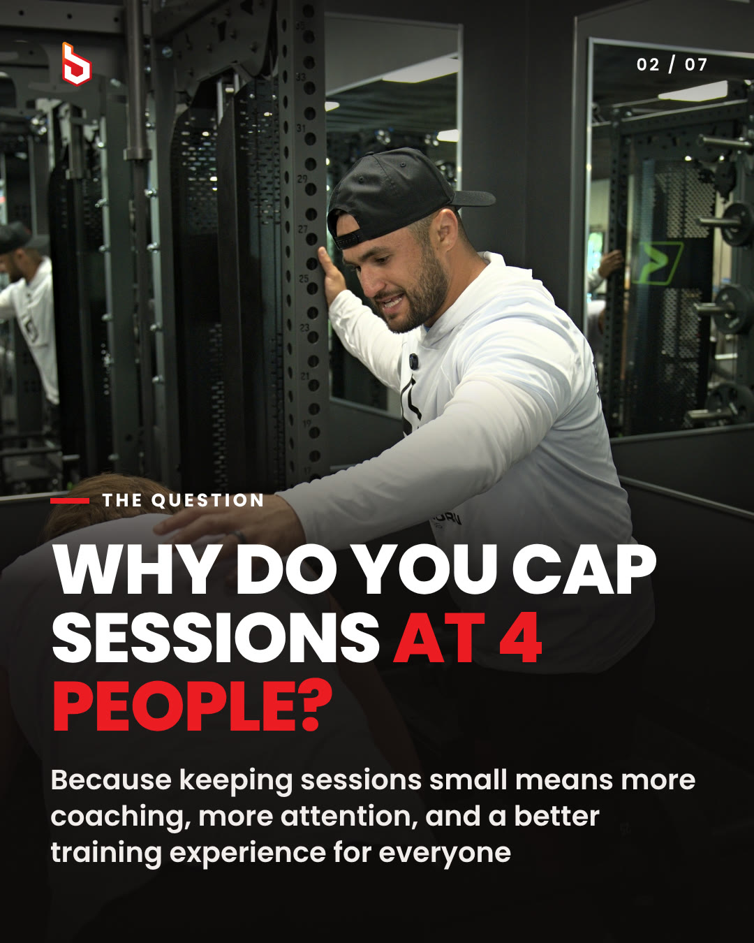 Why only four people in the room, slide 2 of 7