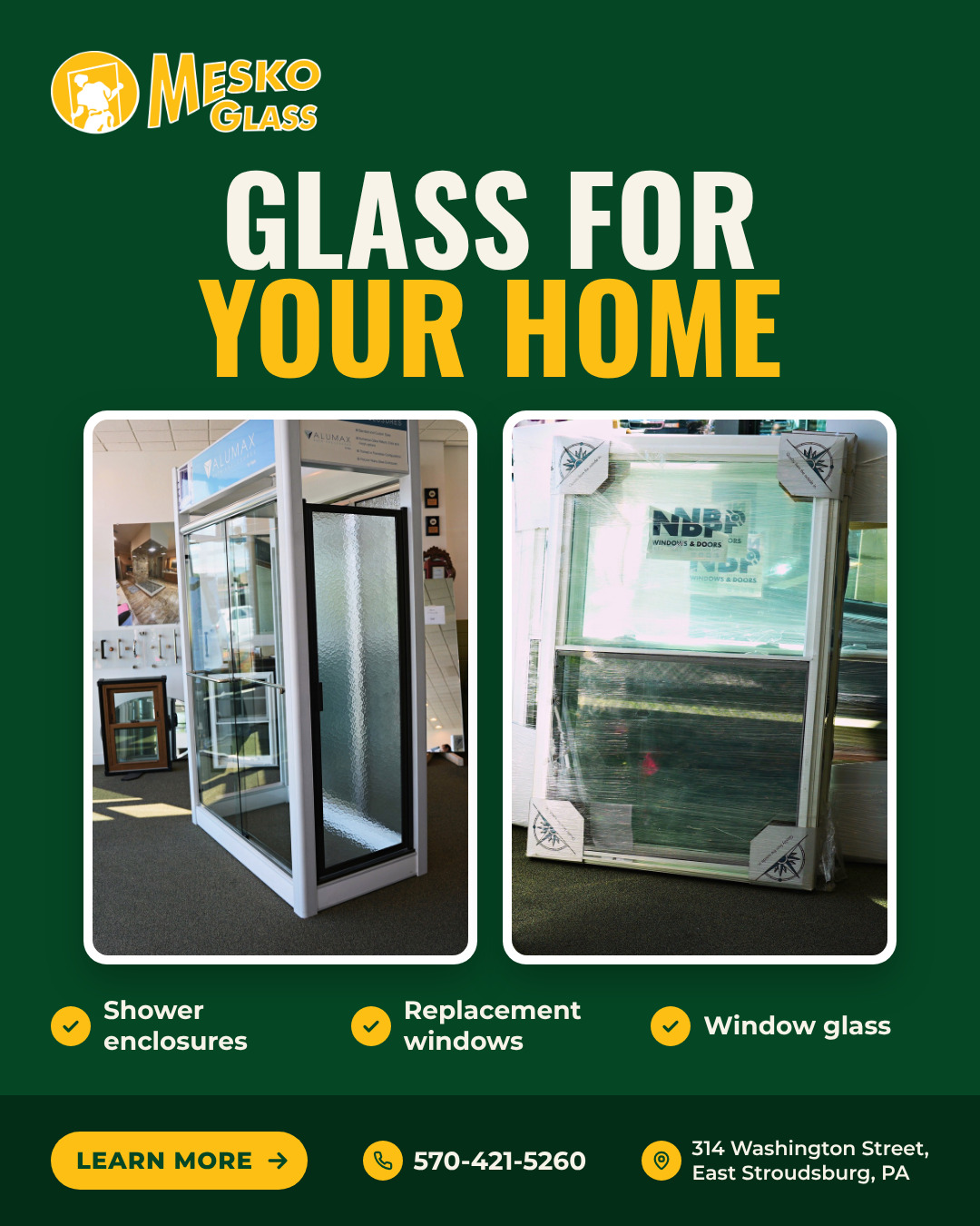 Glass for your home, slide 1 of 6