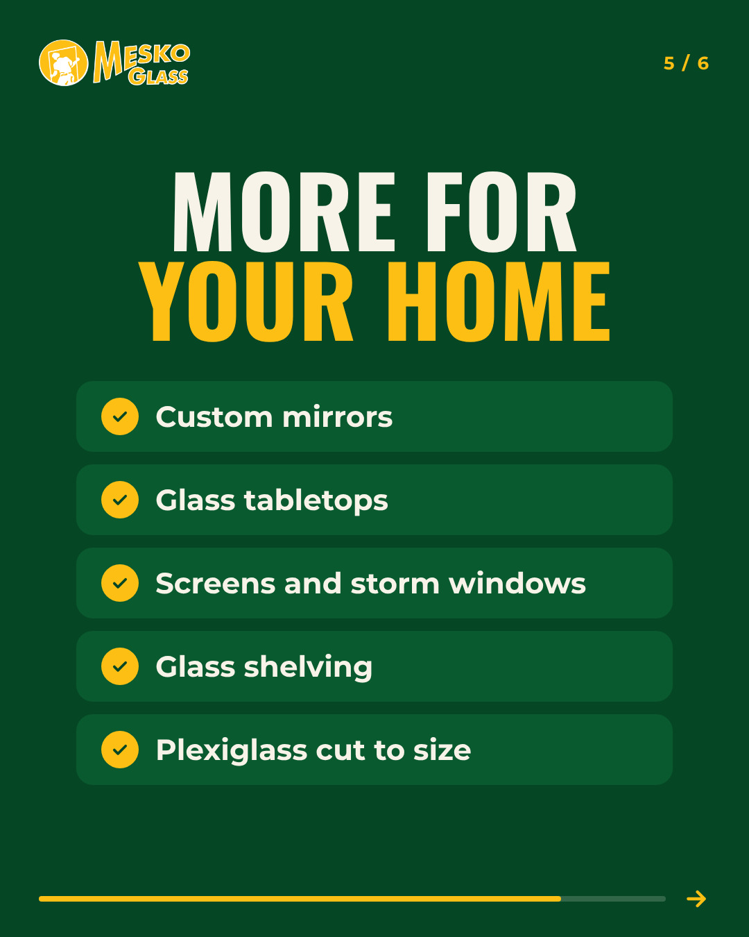 Glass for your home, slide 5 of 6