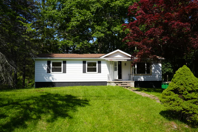 July 24: front of 19 Oak St from the lower yard